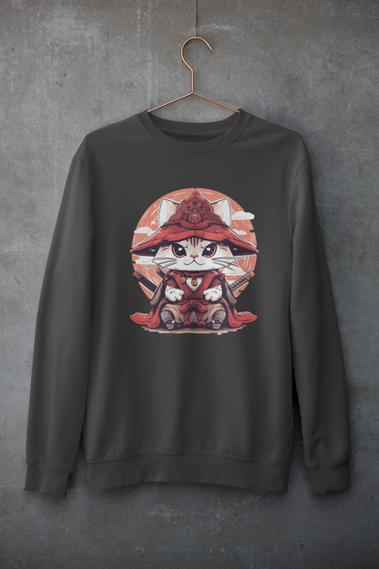 Katana Kitty: The Samurai Cat Sweatshirt