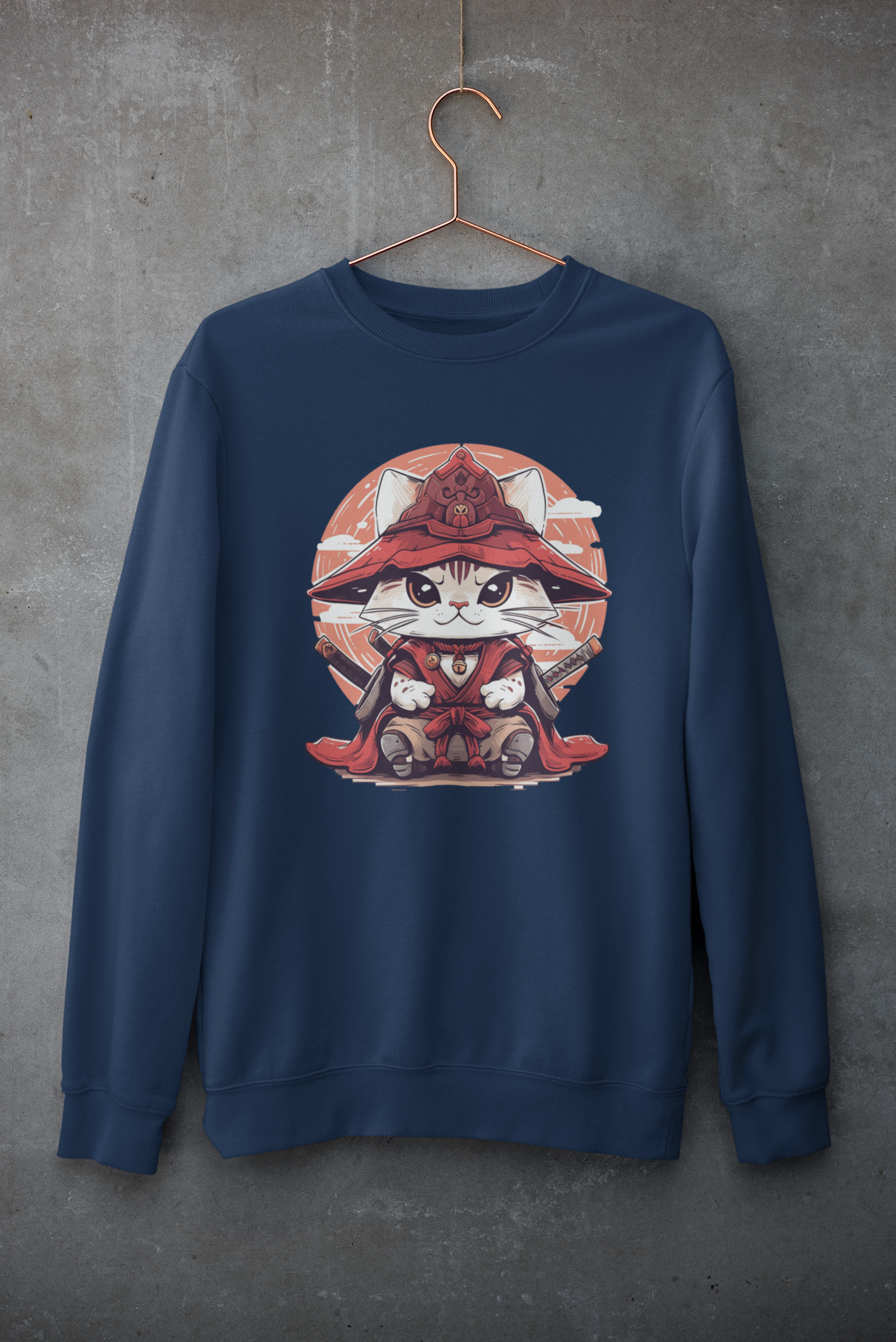 Katana Kitty: The Samurai Cat Sweatshirt