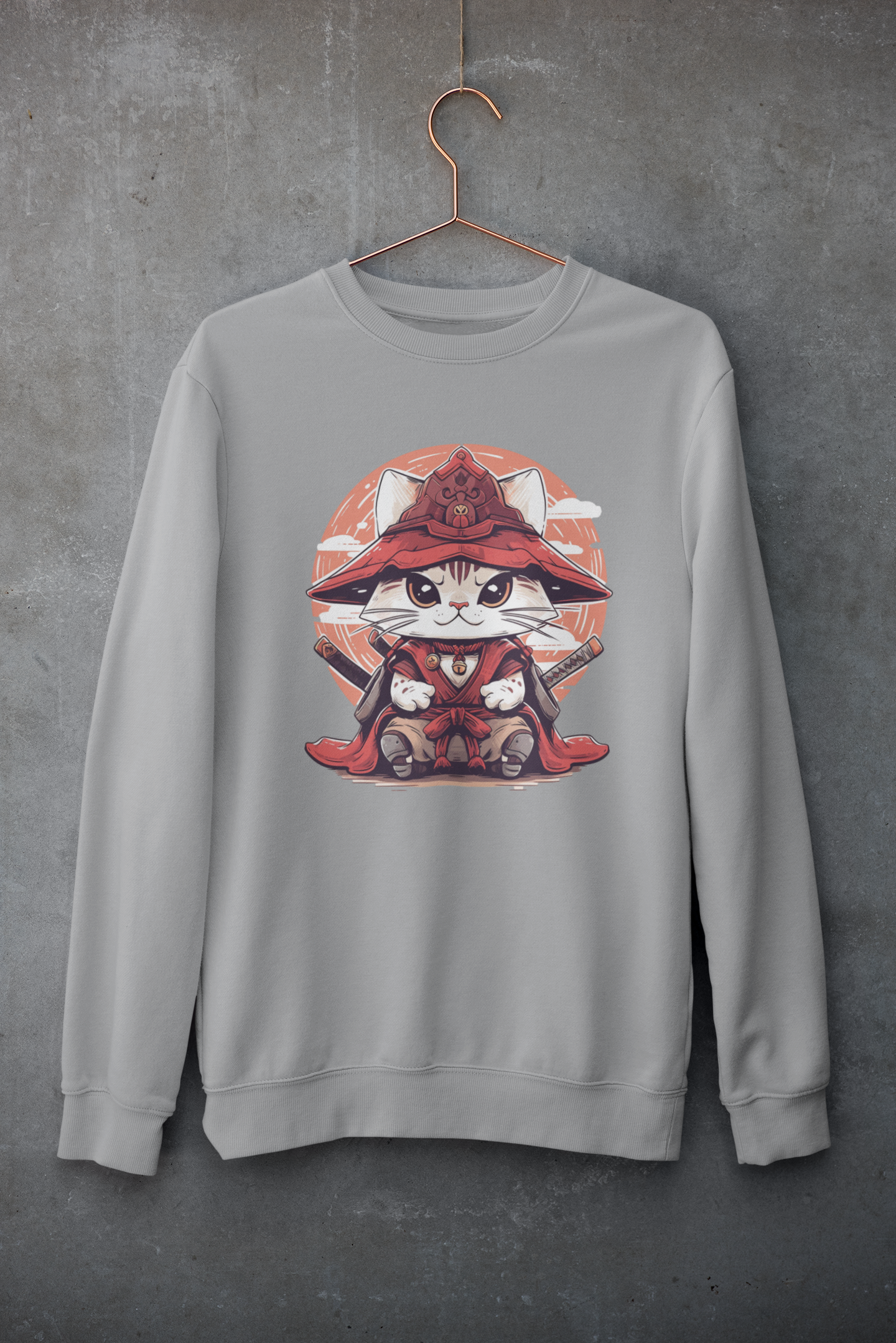 Katana Kitty: The Samurai Cat Sweatshirt