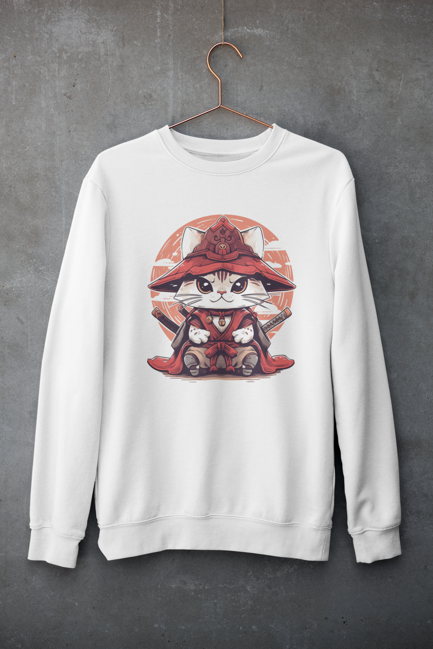 Katana Kitty: The Samurai Cat Sweatshirt