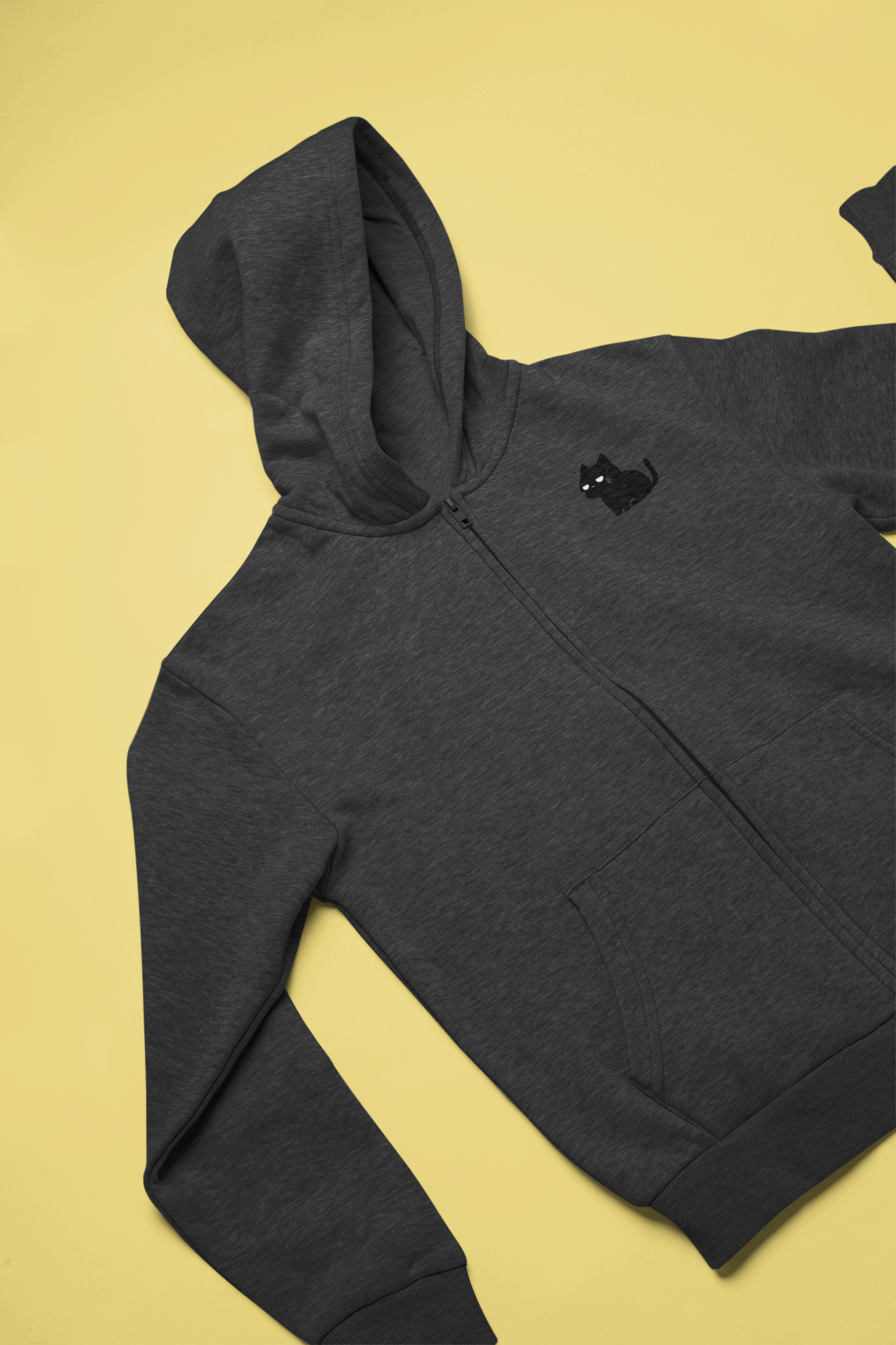 Suspurr-ious Kitty Zip Hoodie