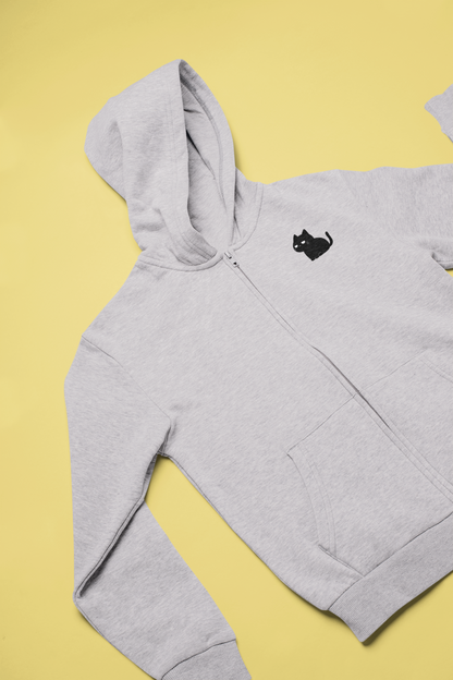 Suspurr-ious Kitty Zip Hoodie