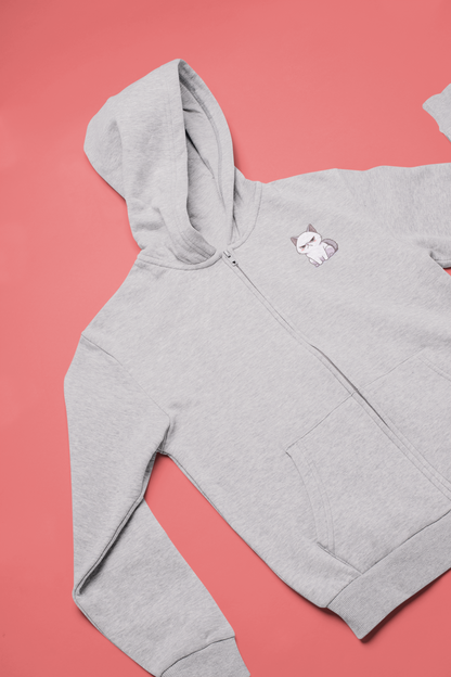 The Angry Cat Zip Hoodie