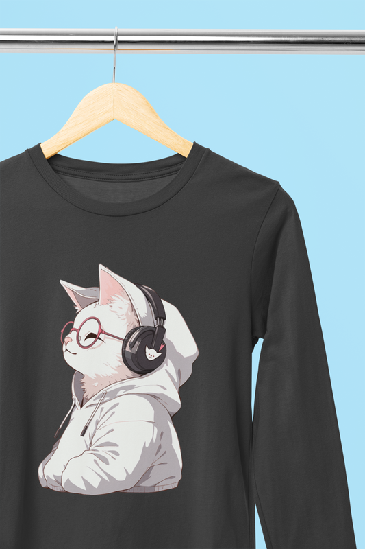 Purrfect Playlist Long Sleeve Tee