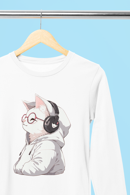 Purrfect Playlist Long Sleeve Tee
