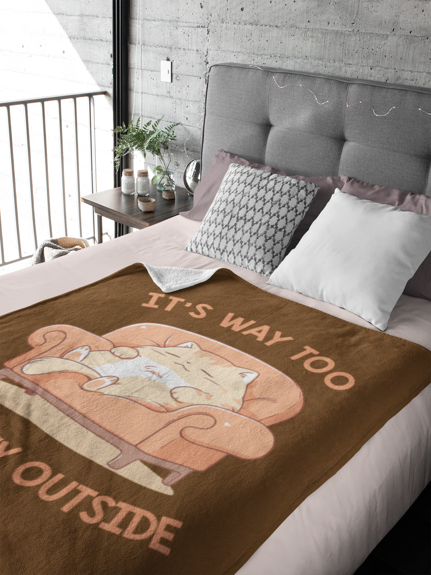 It's Way Too Peopley Outside Blanket