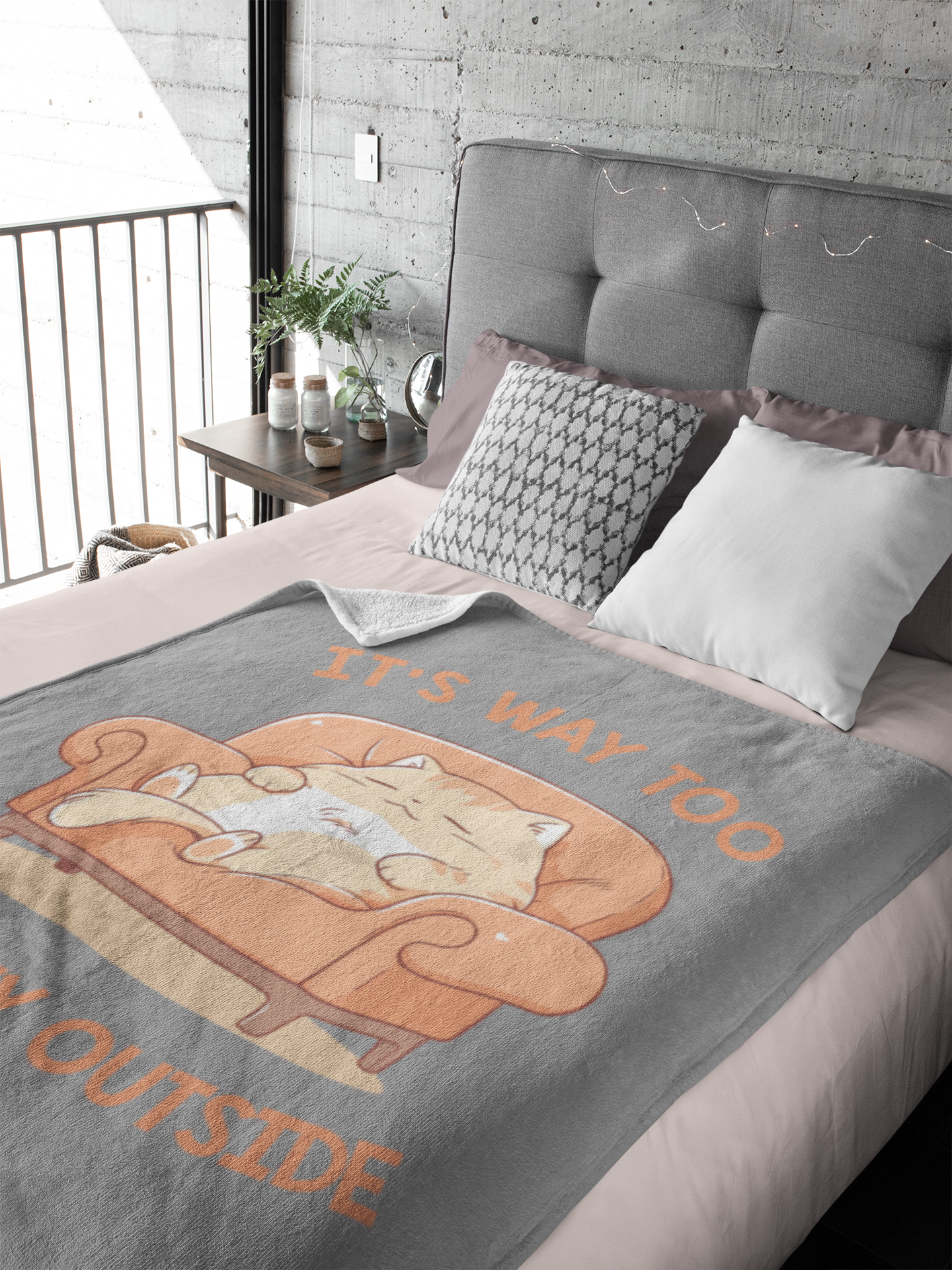 It's Way Too Peopley Outside Blanket