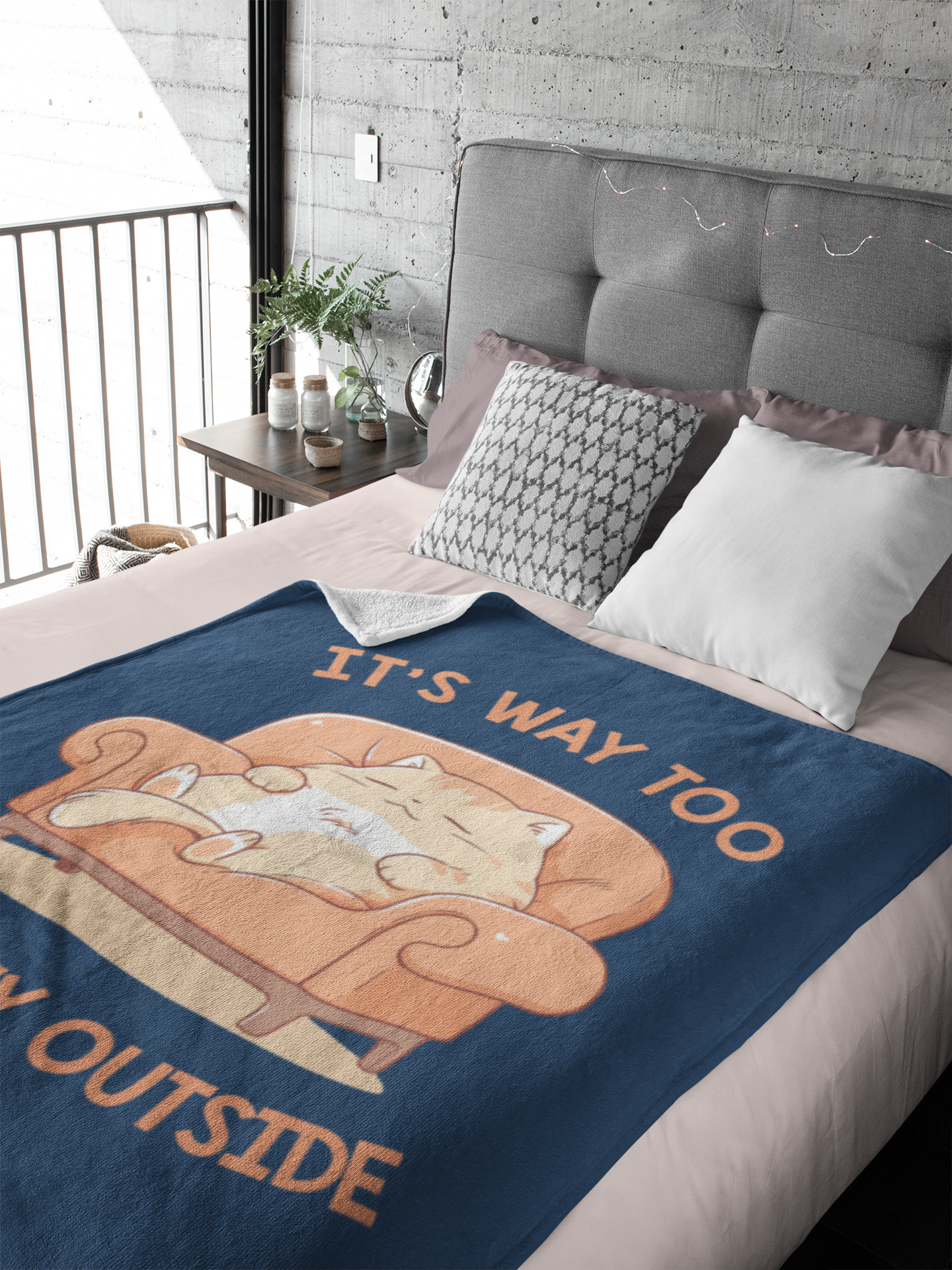 It's Way Too Peopley Outside Blanket