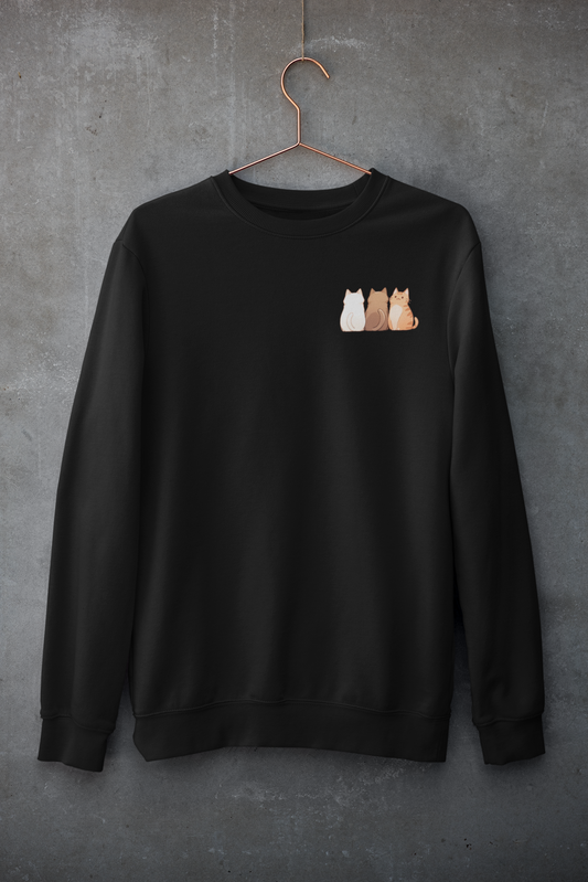 The Meow Trio (One Stands Out) Sweatshirt