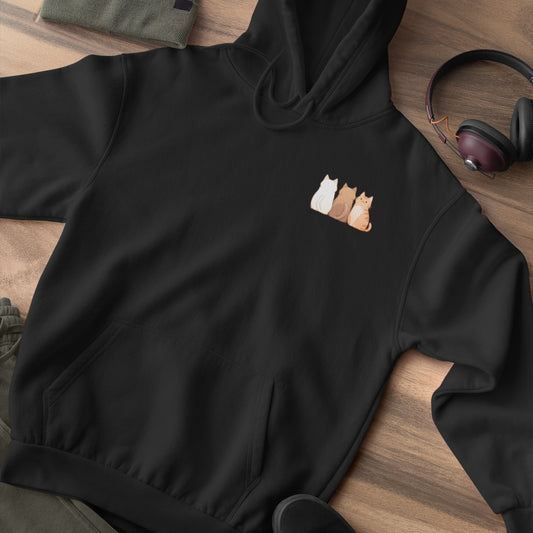 The Meow Trio (One Stands Out) Hoodie