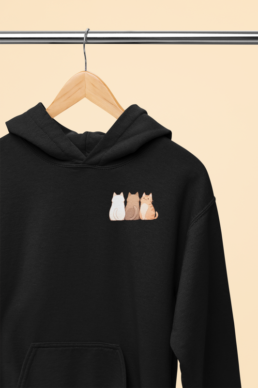 The Meow Trio (One Stands Out) Hoodie