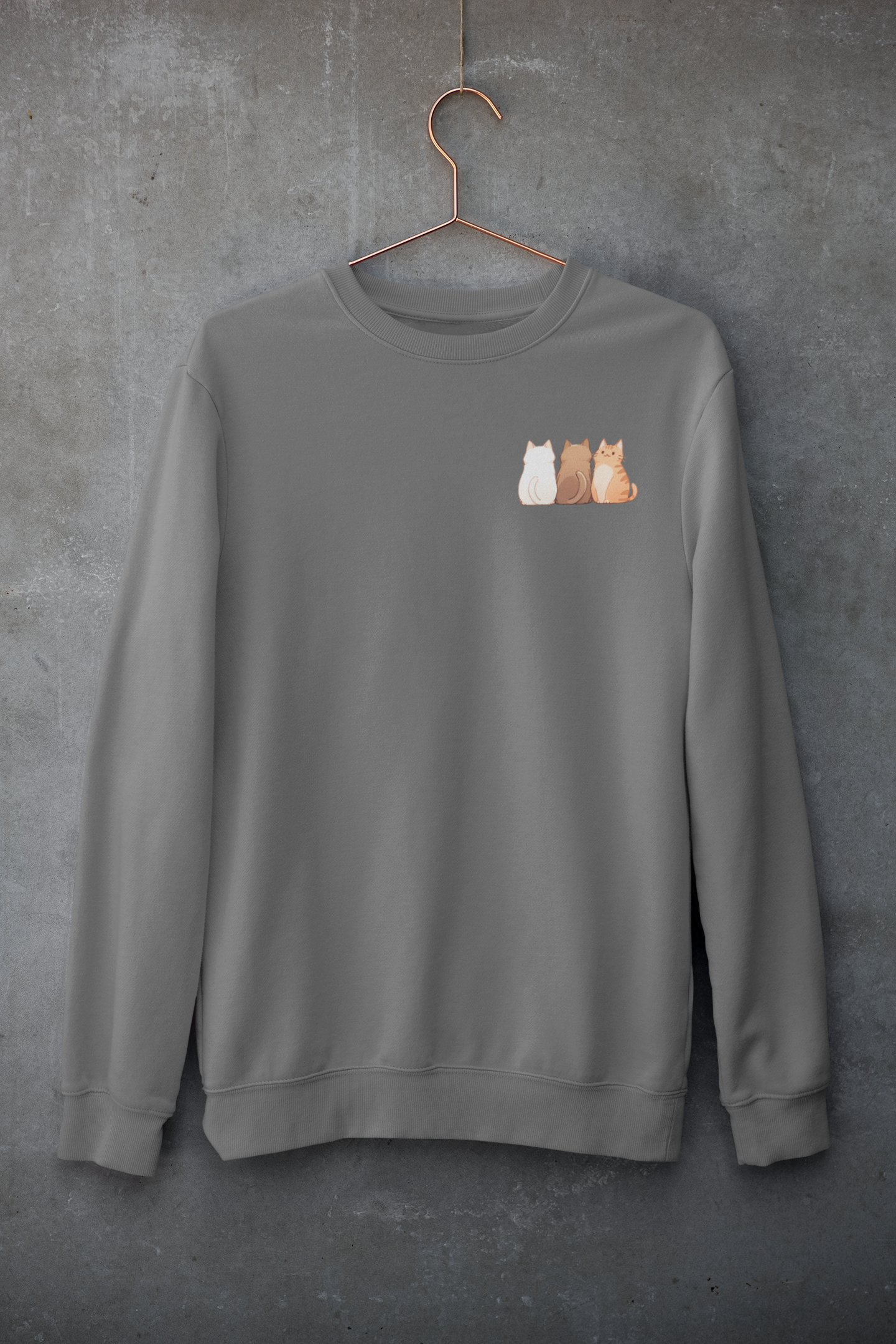 The Meow Trio (One Stands Out) Sweatshirt