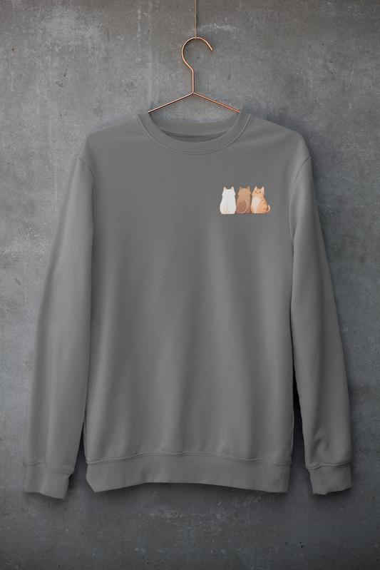 The Meow Trio (One Stands Out) Sweatshirt
