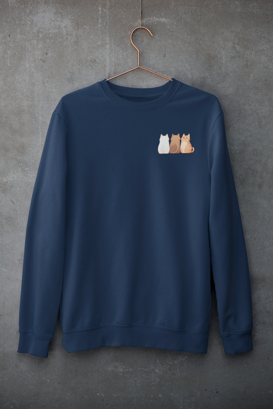 The Meow Trio (One Stands Out) Sweatshirt