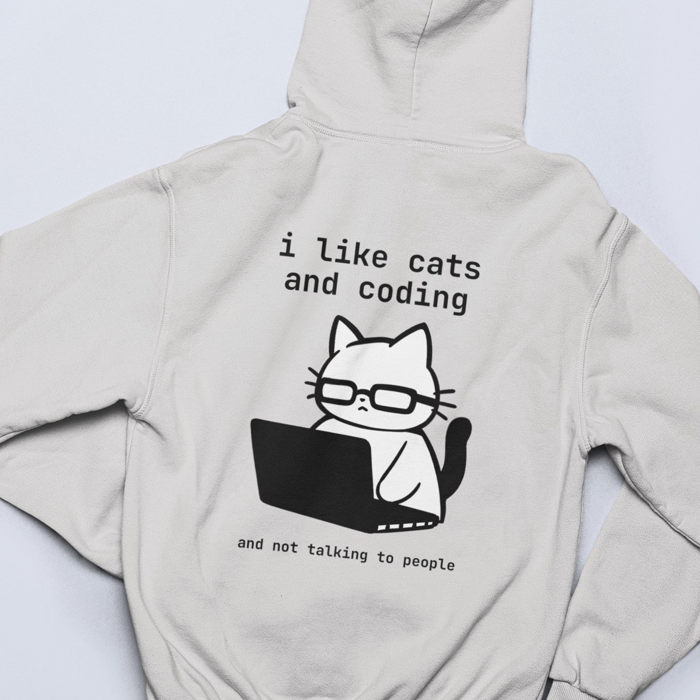 I Like Cats and Coding Zip Hoodie – OsakaCat