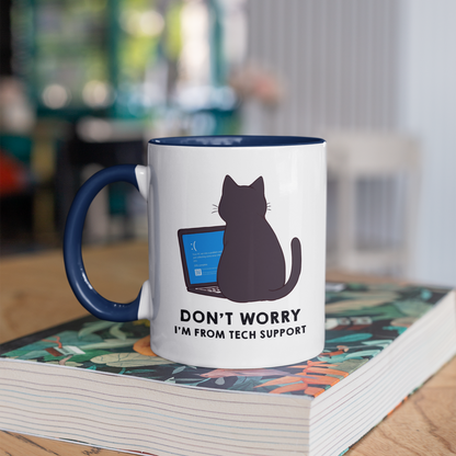 CatStrike Blue Screen 11oz Ceramic Two Tone Mug