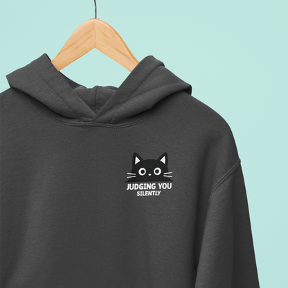 Judging You Silently Cat Hoodie