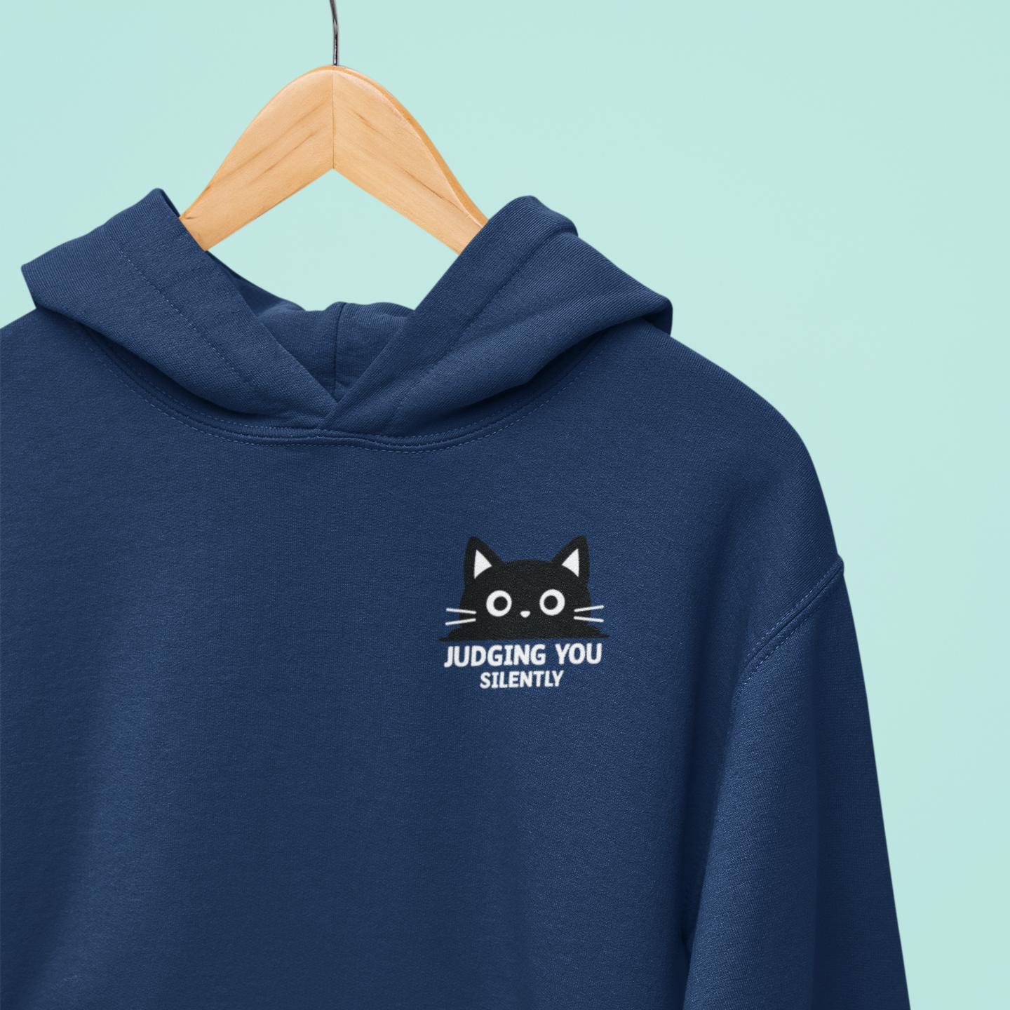 Judging You Silently Cat Hoodie
