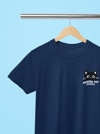Judging You Silently Cat T-Shirt