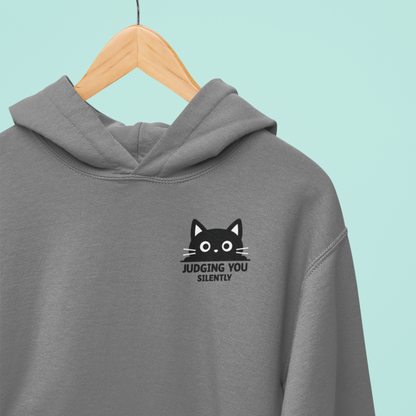 Judging You Silently Cat Hoodie