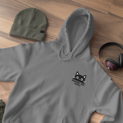 Judging You Silently Cat Hoodie