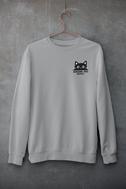 Judging You Silently Cat Sweatshirt