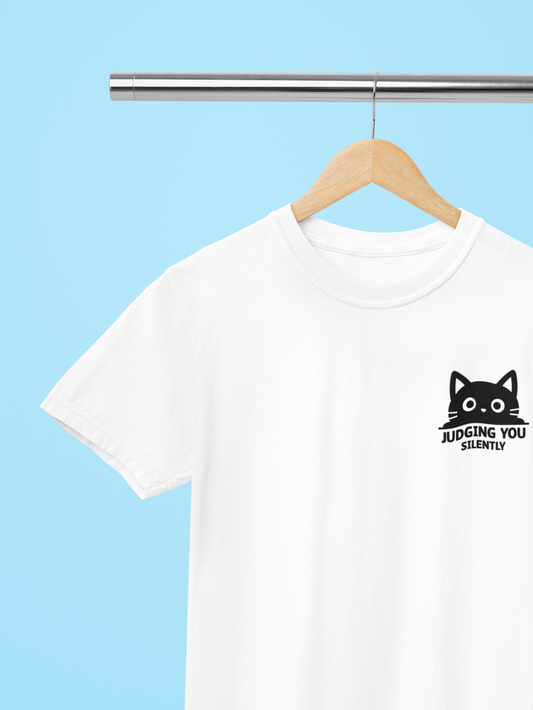Judging You Silently Cat T-Shirt