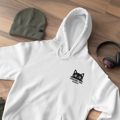 Judging You Silently Cat Hoodie