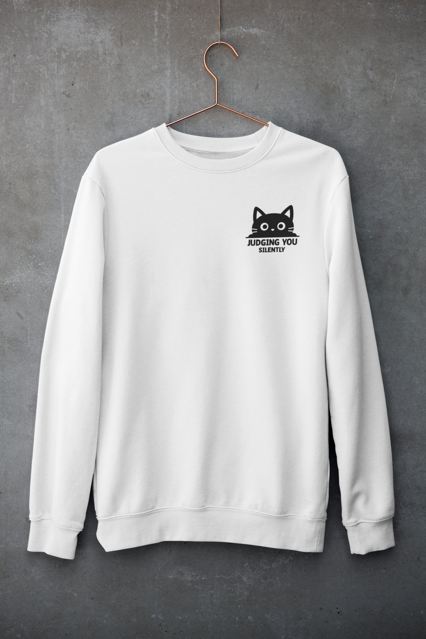 Judging You Silently Cat Sweatshirt