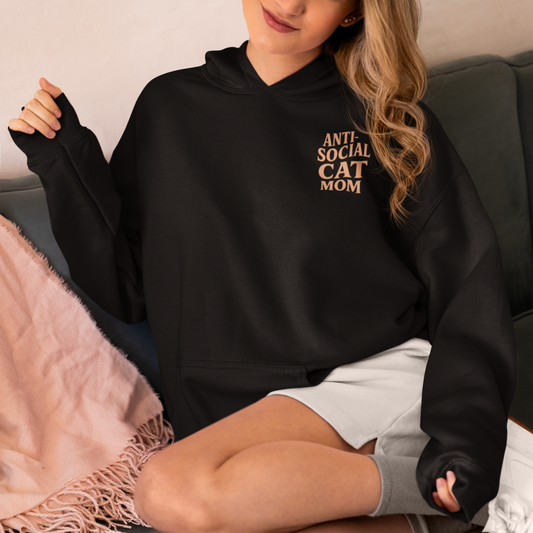 Anti-Social Cat Mom Hoodie