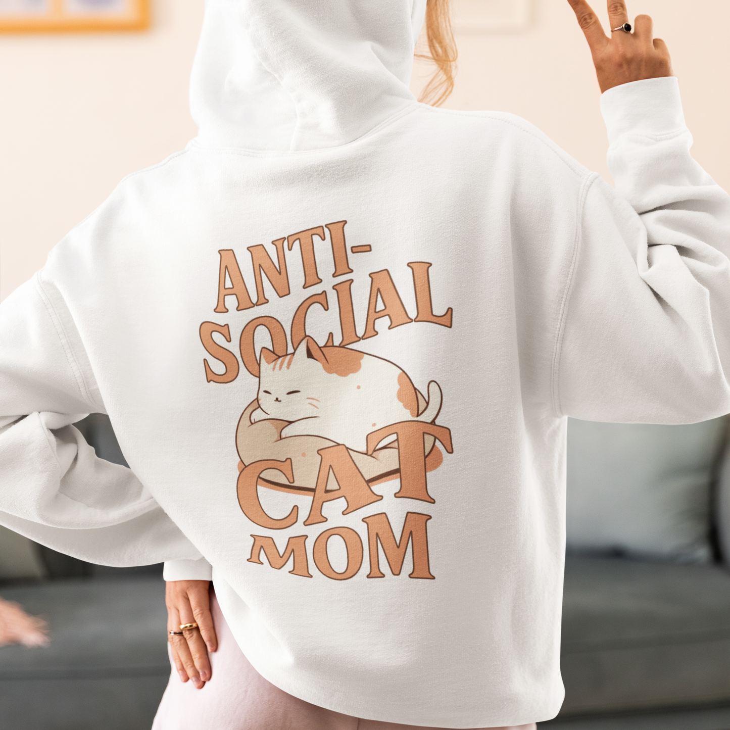 Anti-Social Cat Mom Hoodie
