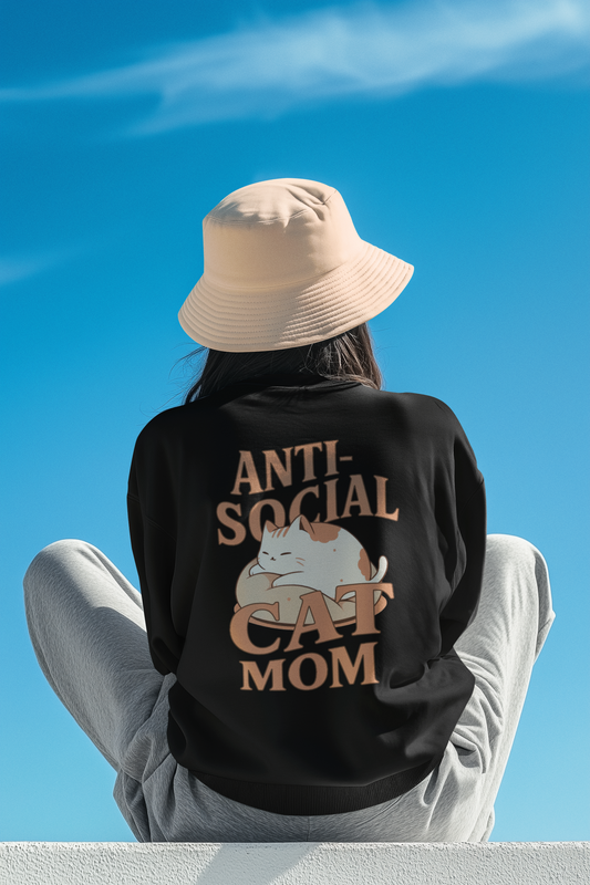 Anti-Social Cat Mom Sweatshirt