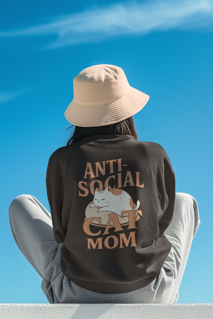 Anti-Social Cat Mom Sweatshirt