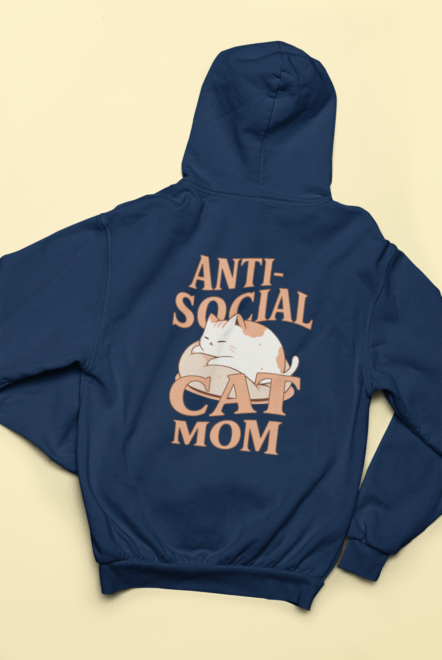 Anti-Social Cat Mom Zip Hoodie