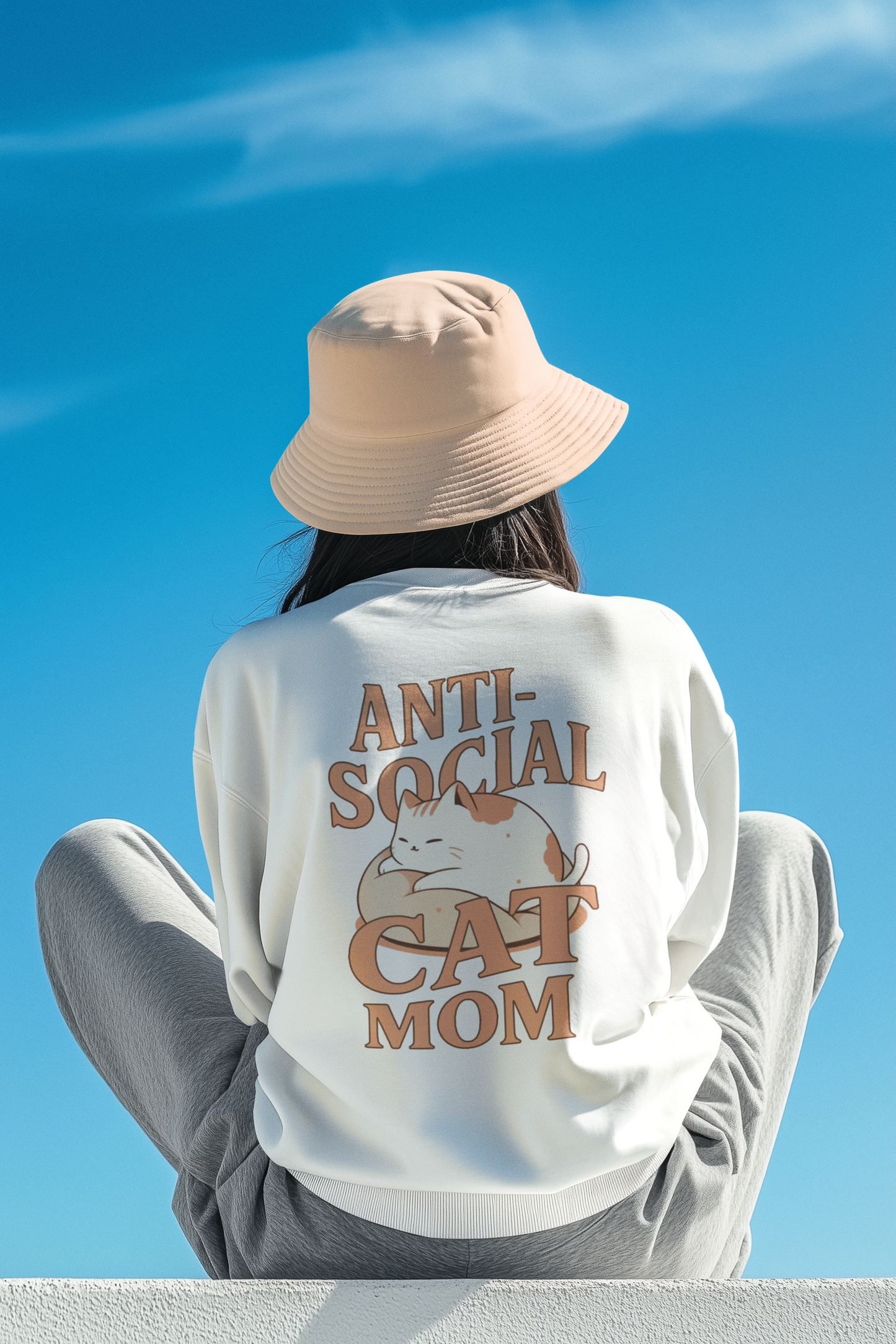 Anti-Social Cat Mom Sweatshirt