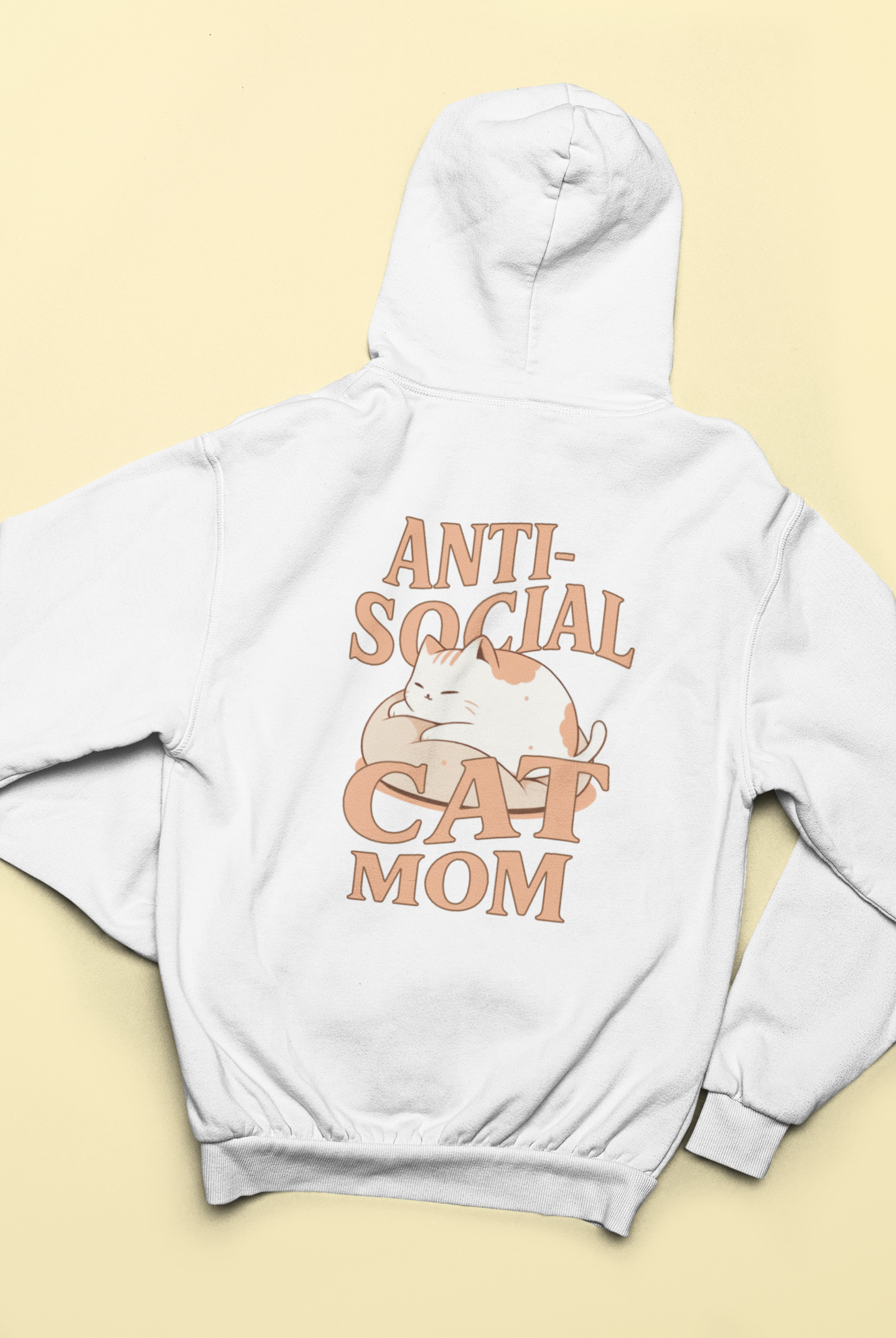 Anti-Social Cat Mom Zip Hoodie