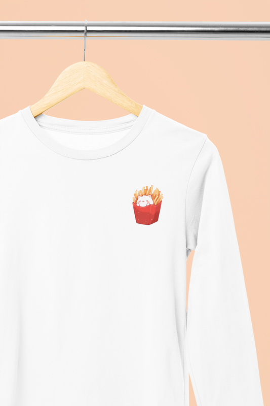 Kitty Fries Delight Long Sleeve Tee