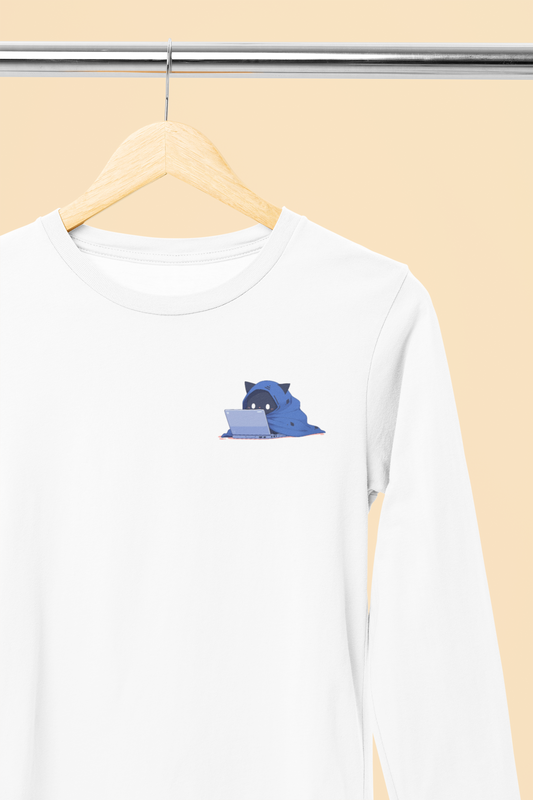 Meow-trovert: The Introvert Cat Long Sleeve Tee