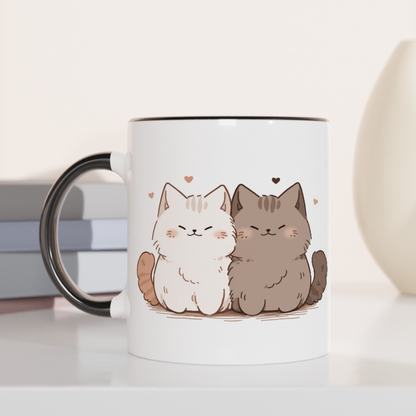 Fur-Mates 11oz Ceramic Two Tone Mug