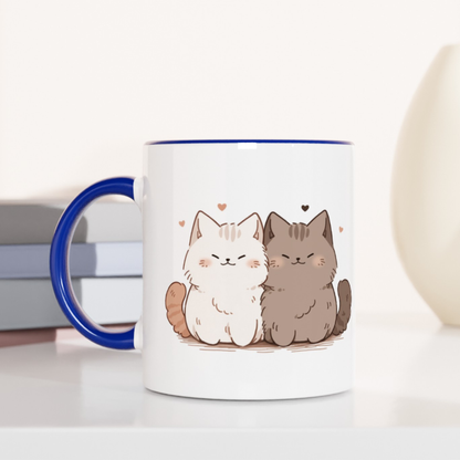 Fur-Mates 11oz Ceramic Two Tone Mug