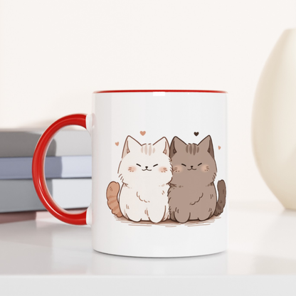 Fur-Mates 11oz Ceramic Two Tone Mug