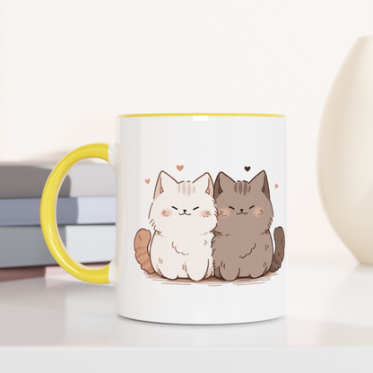 Fur-Mates 11oz Ceramic Two Tone Mug
