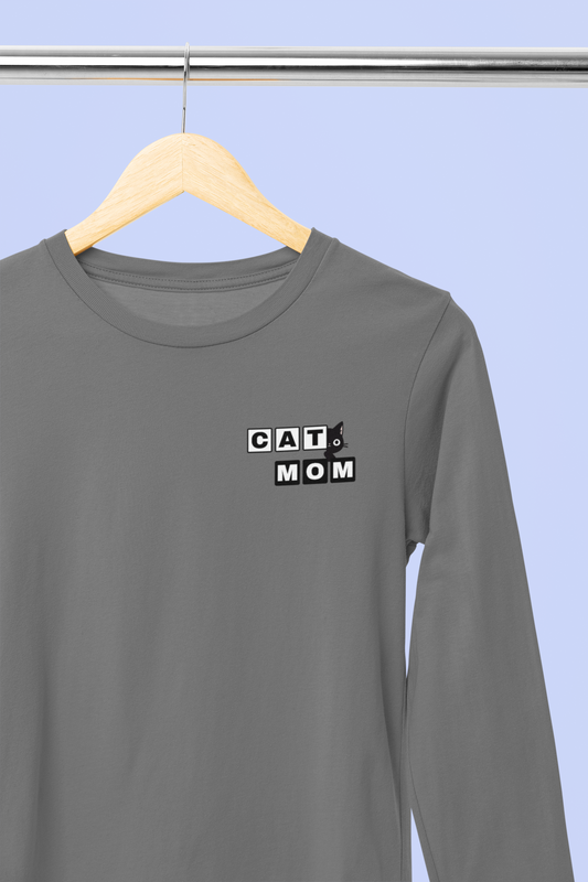 Paw-some Cat Mom Long Sleeve Tee
