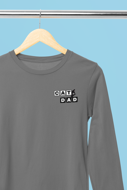 Paw-some Cat Dad Long Sleeve Tee