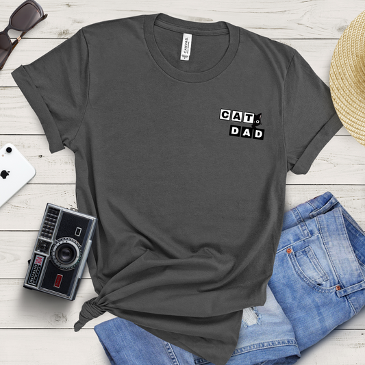 Paw-some Cat Dad T-shirt