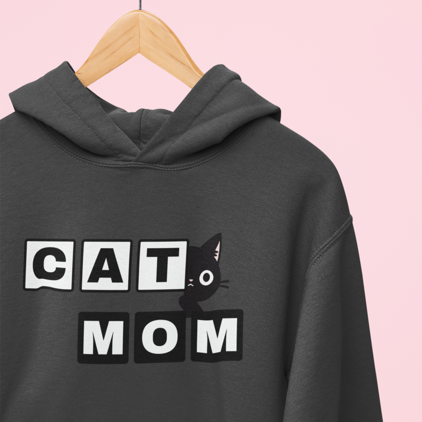Paw-some Cat Mom Bold Edition Hoodie