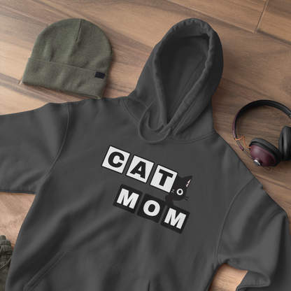 Paw-some Cat Mom Bold Edition Hoodie