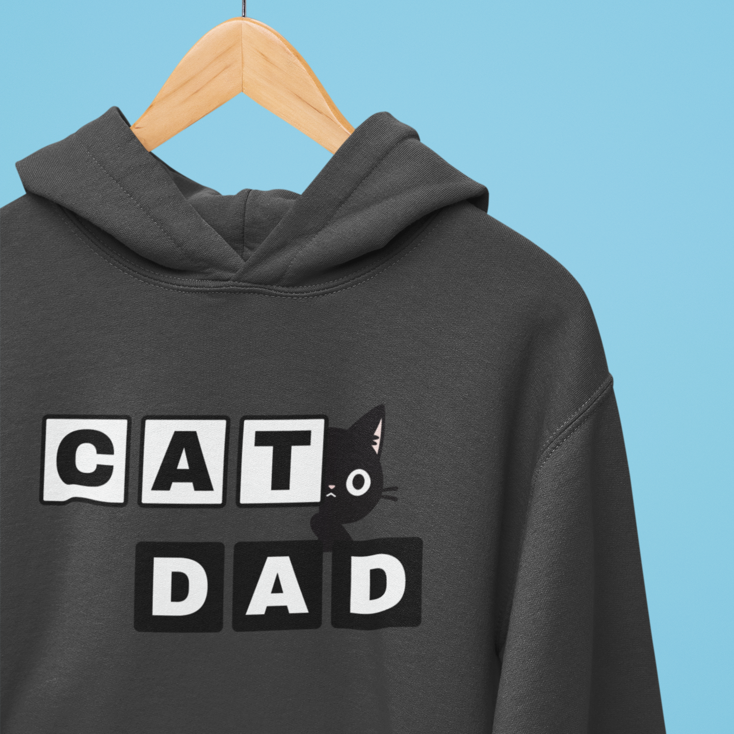 Paw-some Cat Dad Bold Edition Hoodie