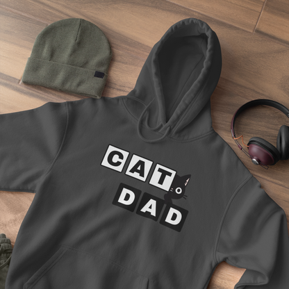 Paw-some Cat Dad Bold Edition Hoodie