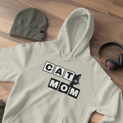 Paw-some Cat Mom Bold Edition Hoodie